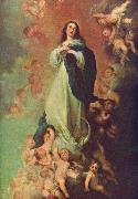 Bartolome Esteban Murillo Erscheinung der unbefleckten Maria oil painting on canvas